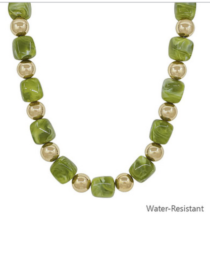 Colored Bead Necklace
