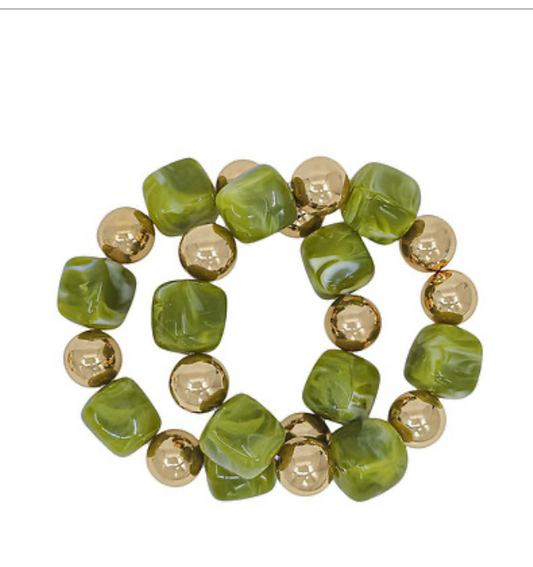Color Bead Bracelet