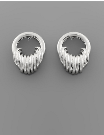 Circle Link Earrings