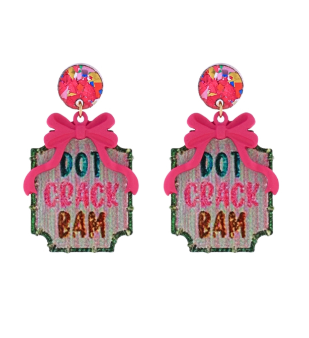 Dot, Crack, Bam Earrings