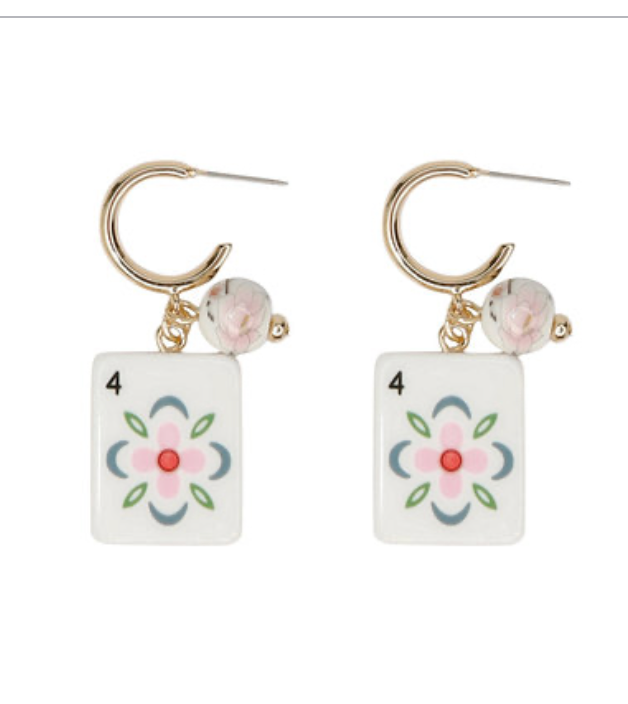 Tile & Charm Mahjohg earrings
