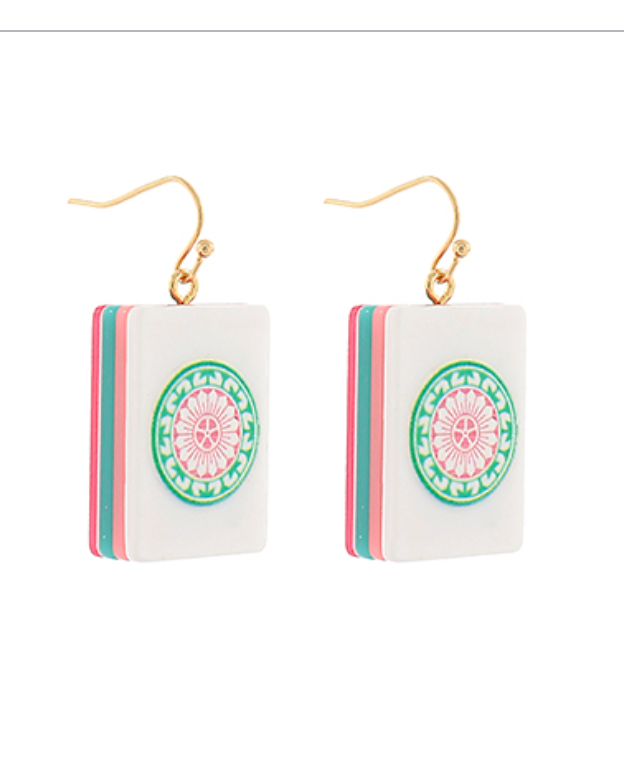 Mahjohg Tile Earrings