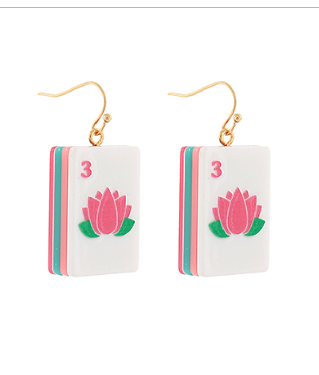 Mahjohg Tile Earrings