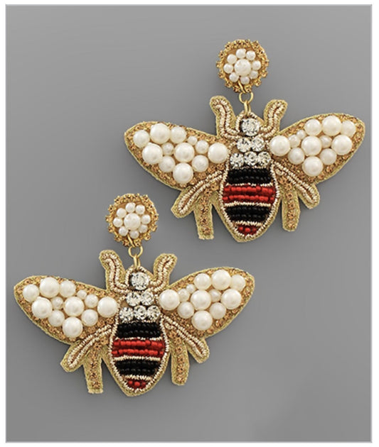Pearl Beaded Bee's