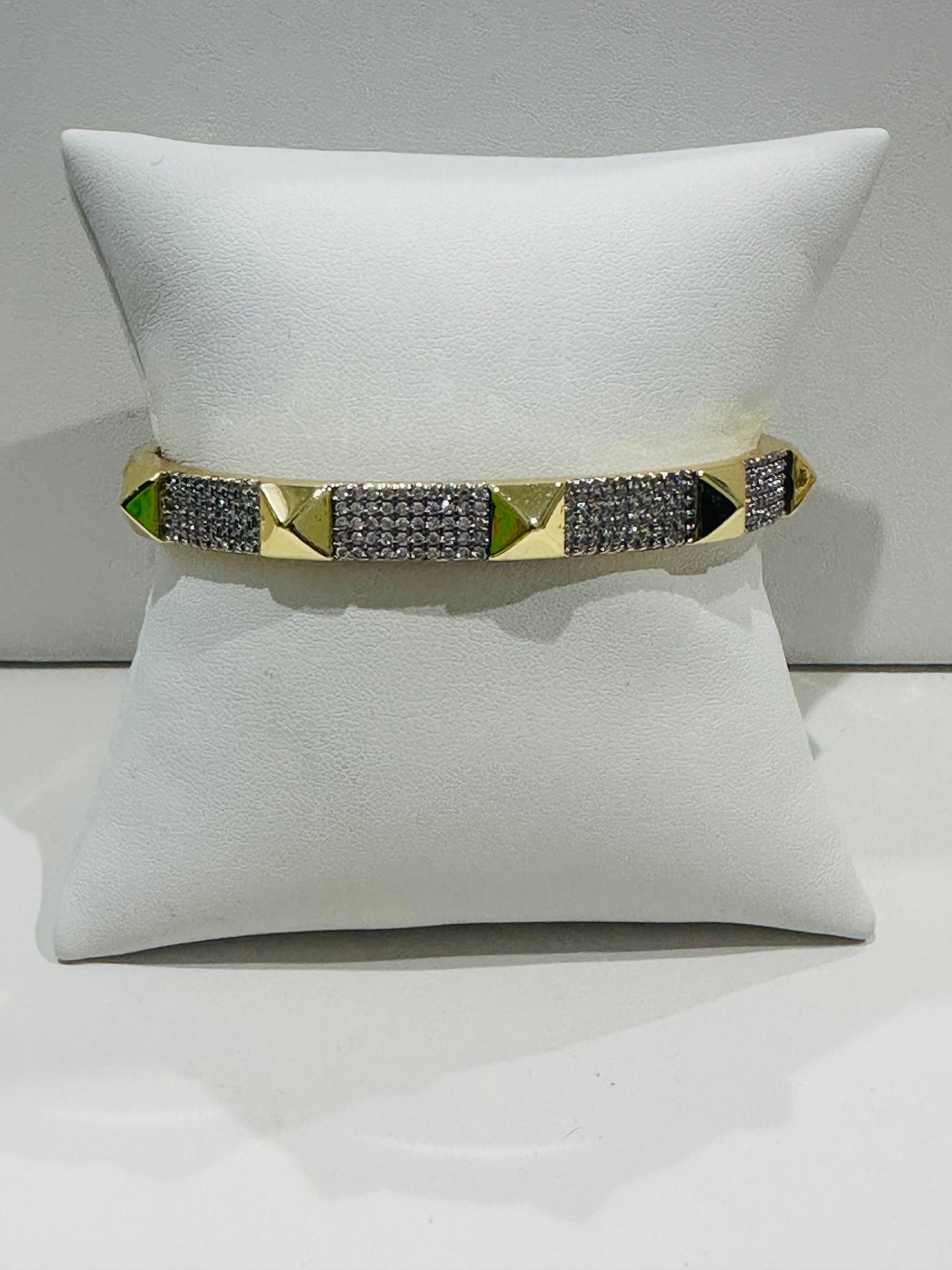 Pave Stud Bangle