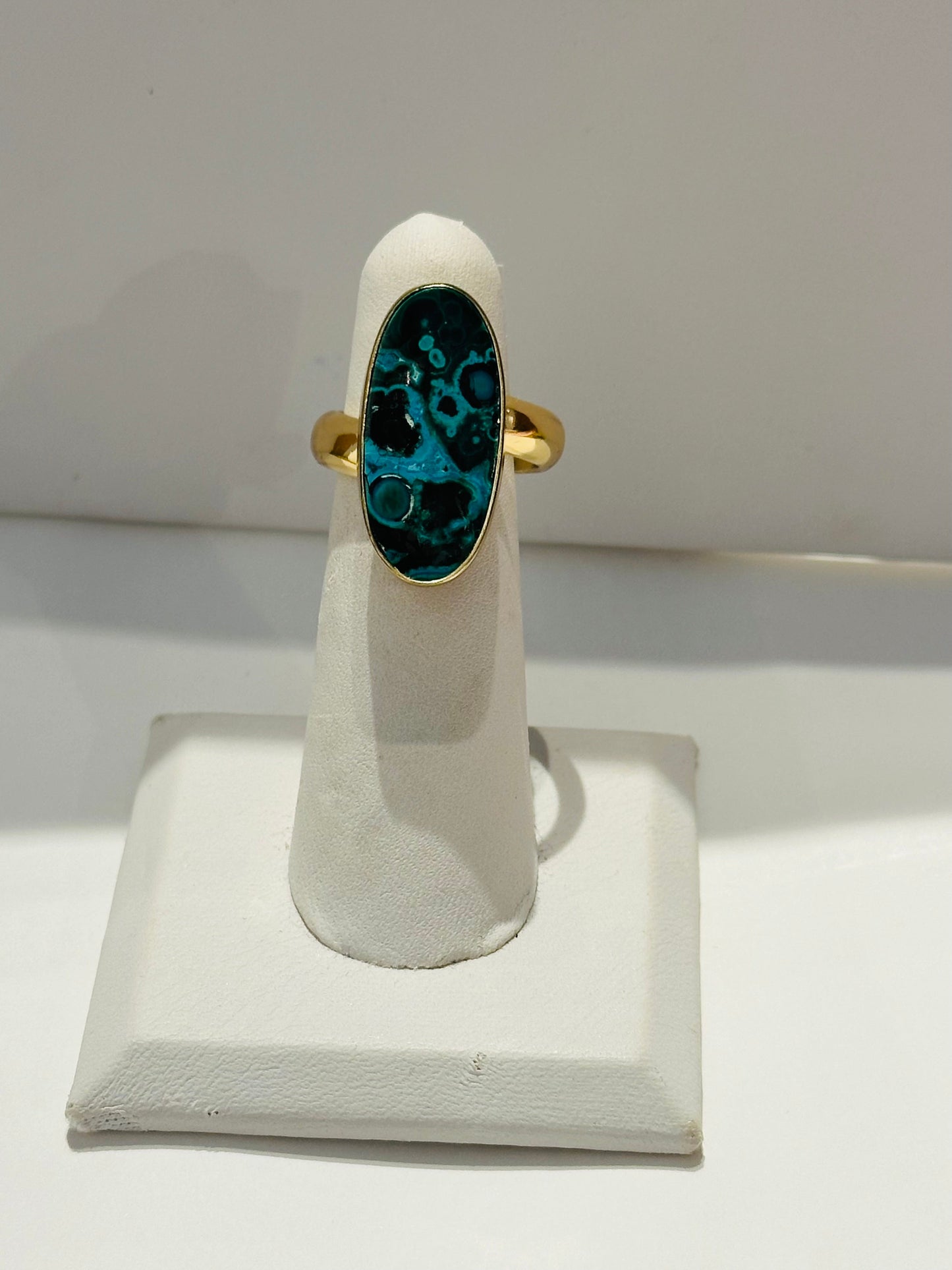 Shattuckite Ring