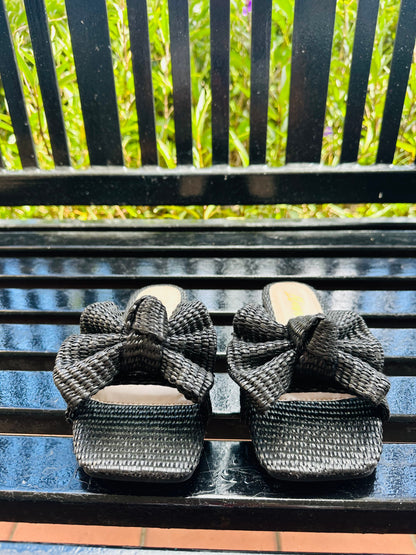 Black Bow Sandals *Final Sale*