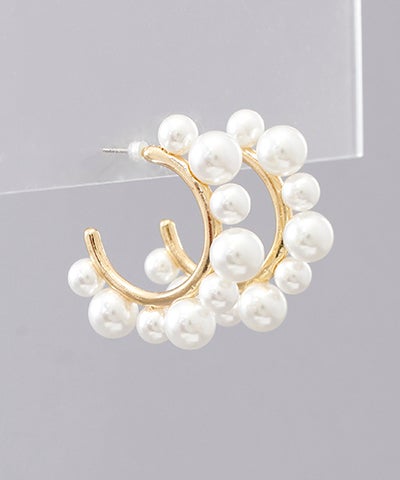 Pearl Hoops