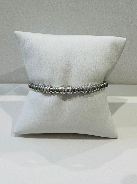 Pave Twist Bangle