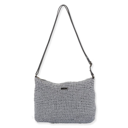 The Metallic Straw Crossbody Bag