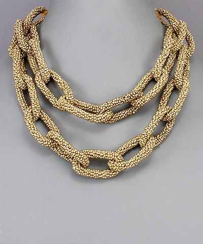 Beaded Chain Link