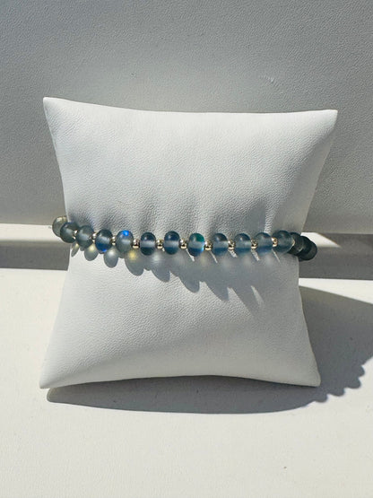 Semi precious stretch bracelet