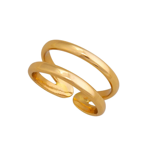 Double Band Cuff Ring