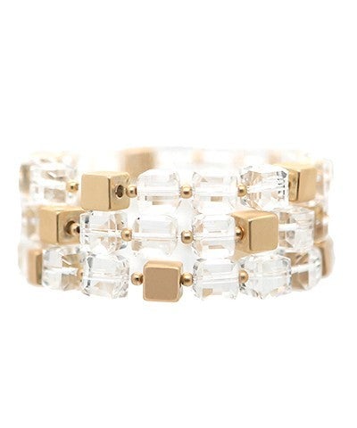 Square Bead Bracelet